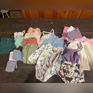 Size 6-12 month girls clothing lot